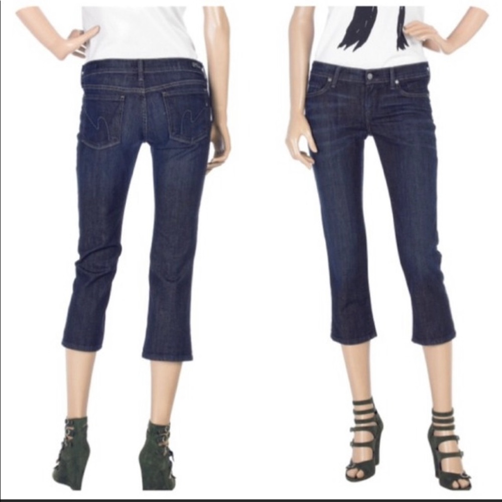 Citizens of humanity Wimbledon #254 cropped Kelly stretch jeans size 27